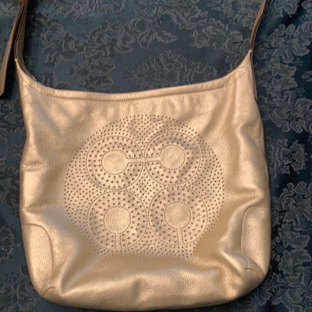 Gold Coach Crossbody purse